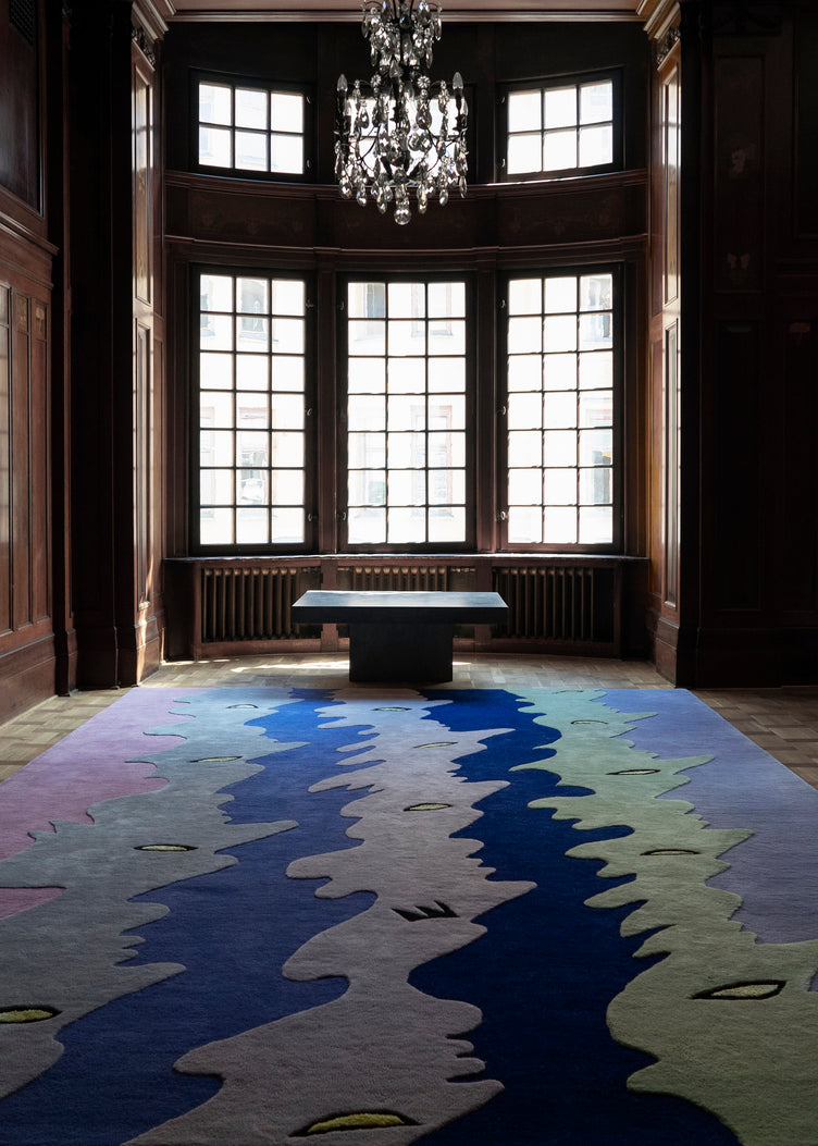 Layered Opera Goers Rug - Elegant Handgemaakt Vloerkleed voor een Luxe Interieur