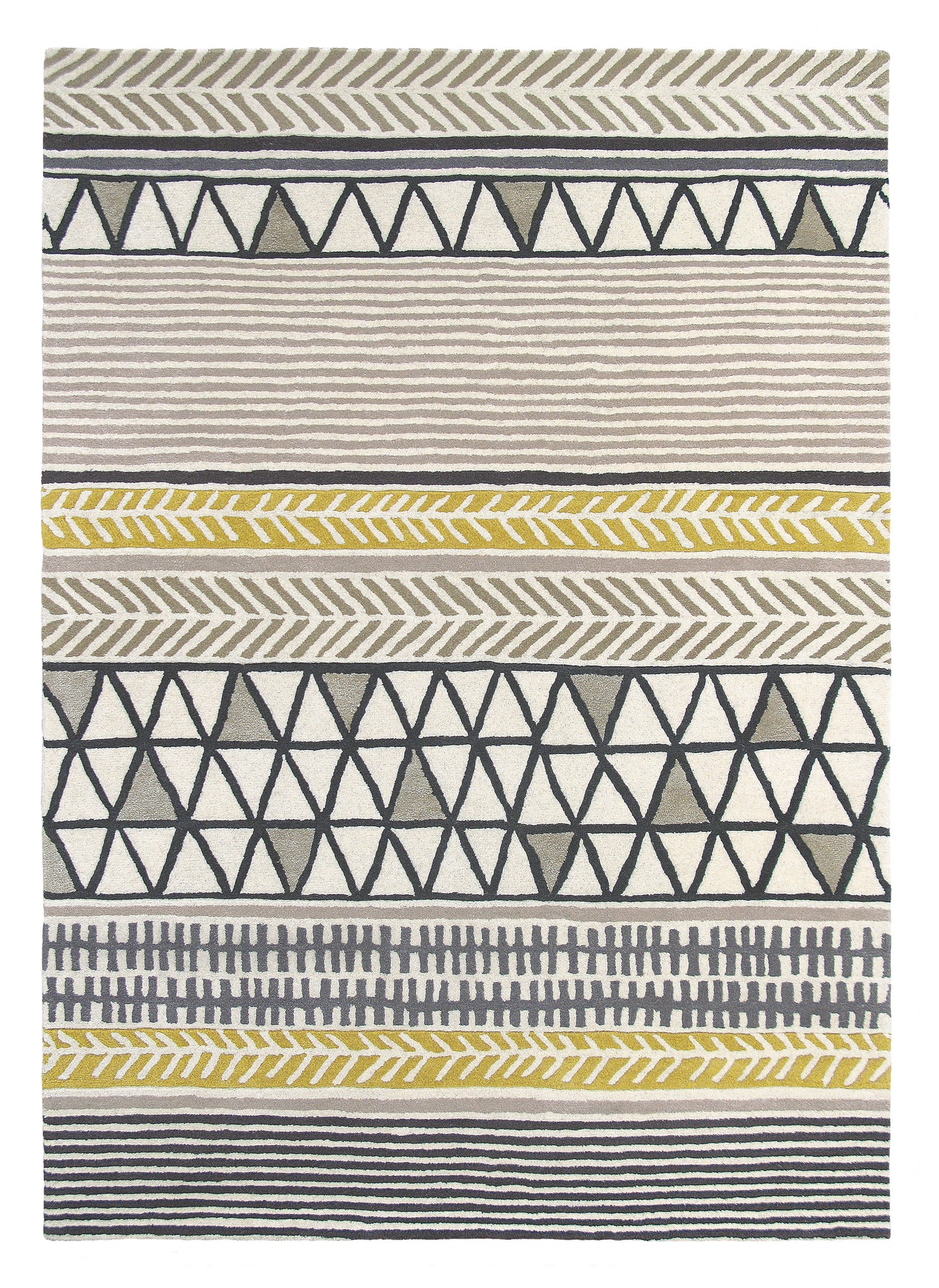 Laagpolig vloerkleed Scion Raita Taupe 24701