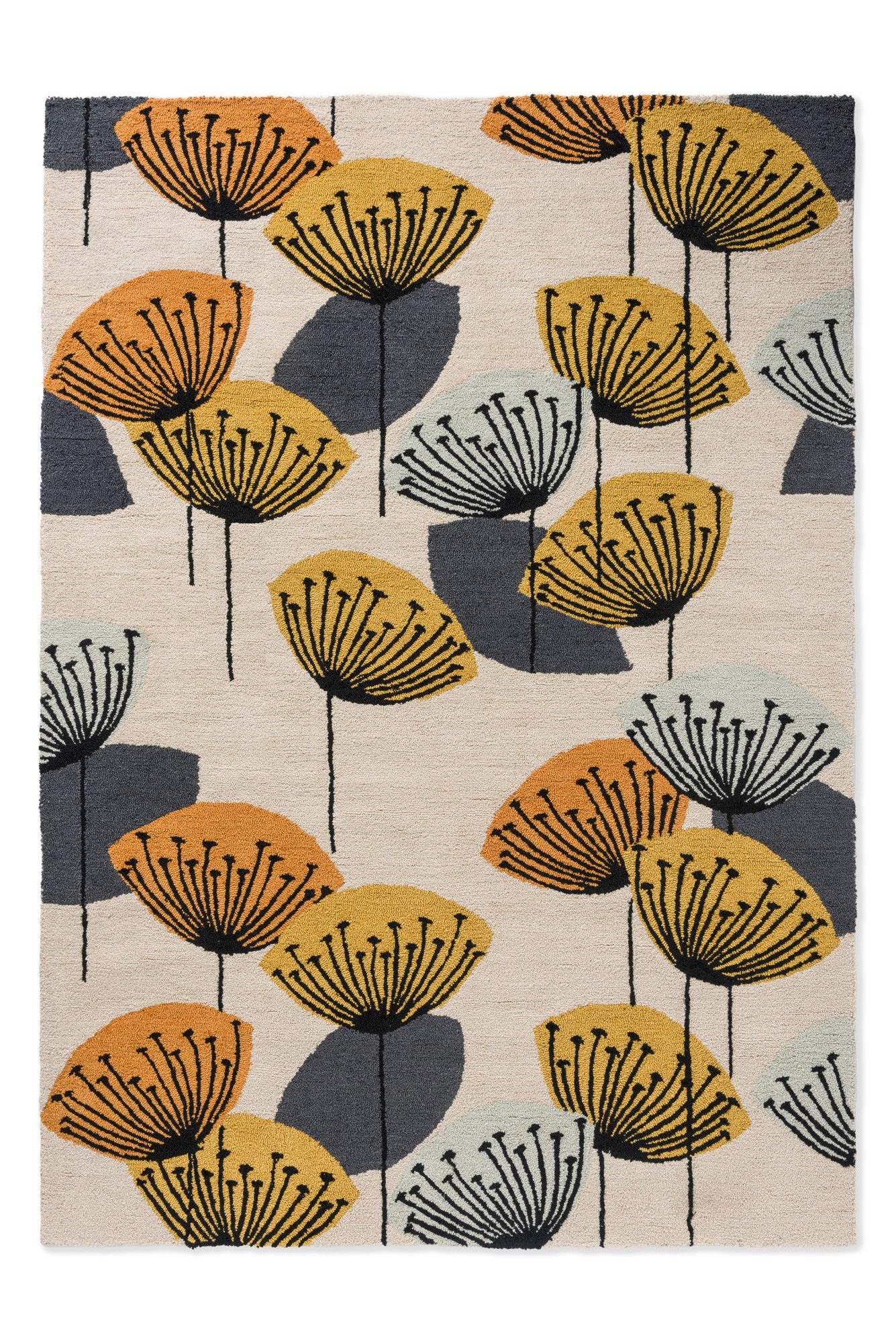 Sanderson Dandillion Clocks-Ochre/Silver outdoor 445803