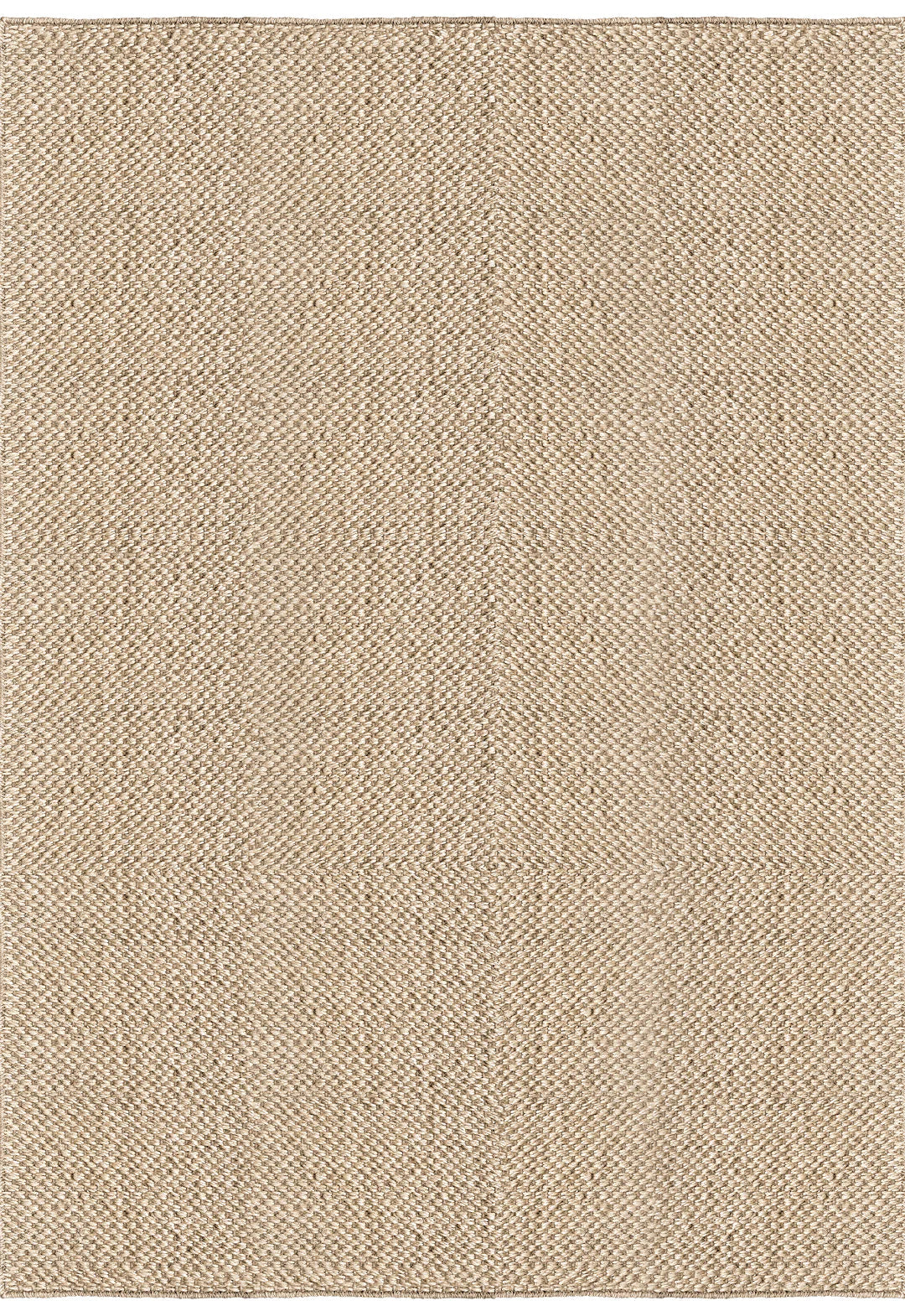 Vloerkleed Layered Basket Weave Sisal Rug - Natural
