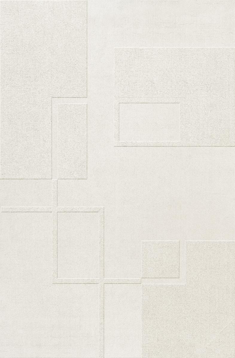 Vloerkleed Layered Swedish Grace Wool Rug Bone White