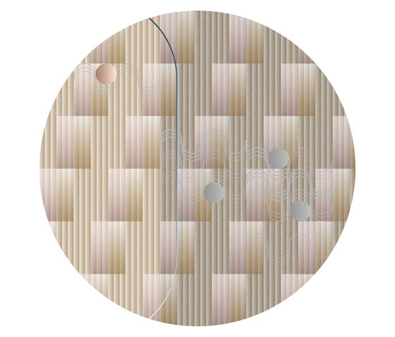 Laagpolig vloerkleed Moooi Carpets Swell Citrine