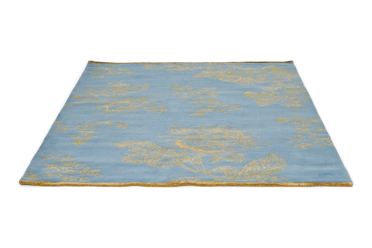 Laagpolig vloerkleed Wedgwood Tonquin Blue 37008
