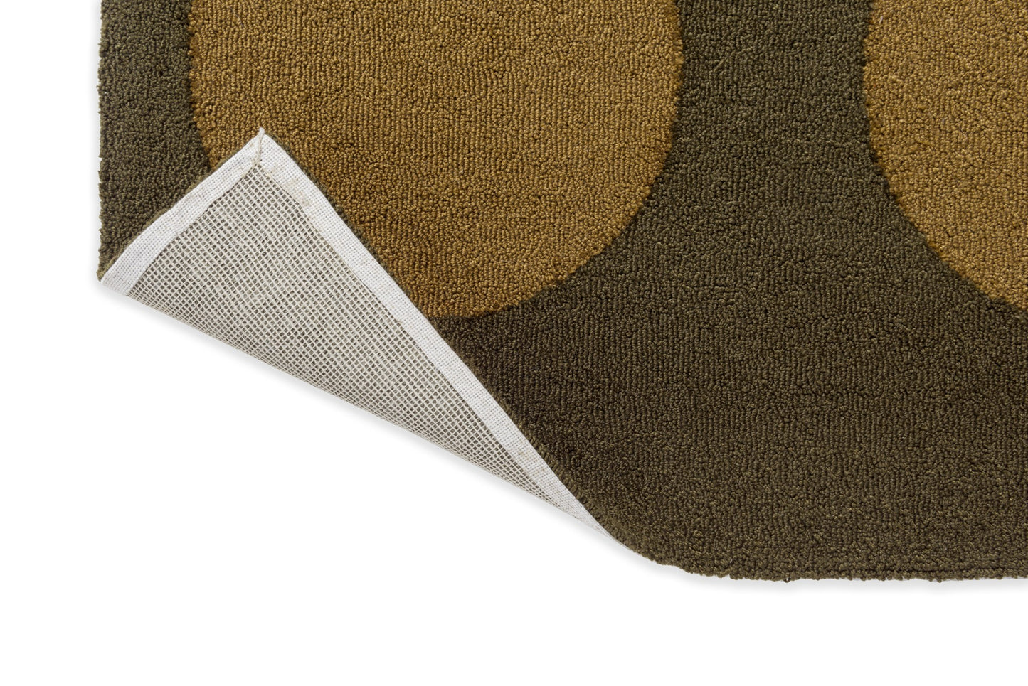 Vloerkleed Brink en Campman Festival Dots Olive Green Outdoor 495817