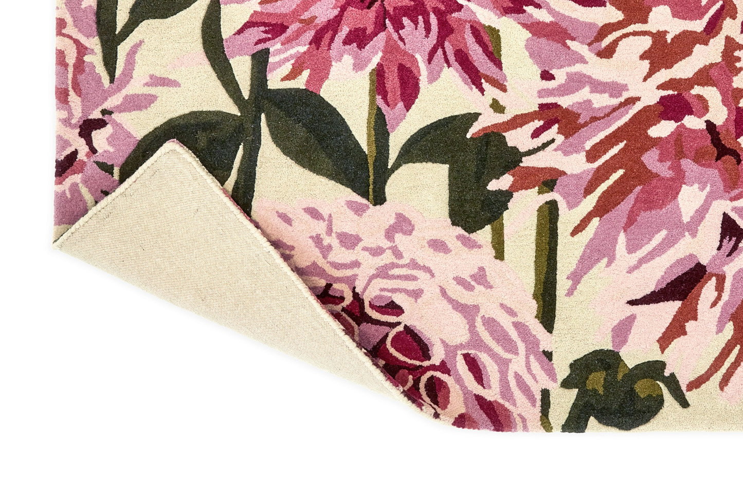 Vloerkleed Harlequin Dahlia Fuchsia Palm 142402