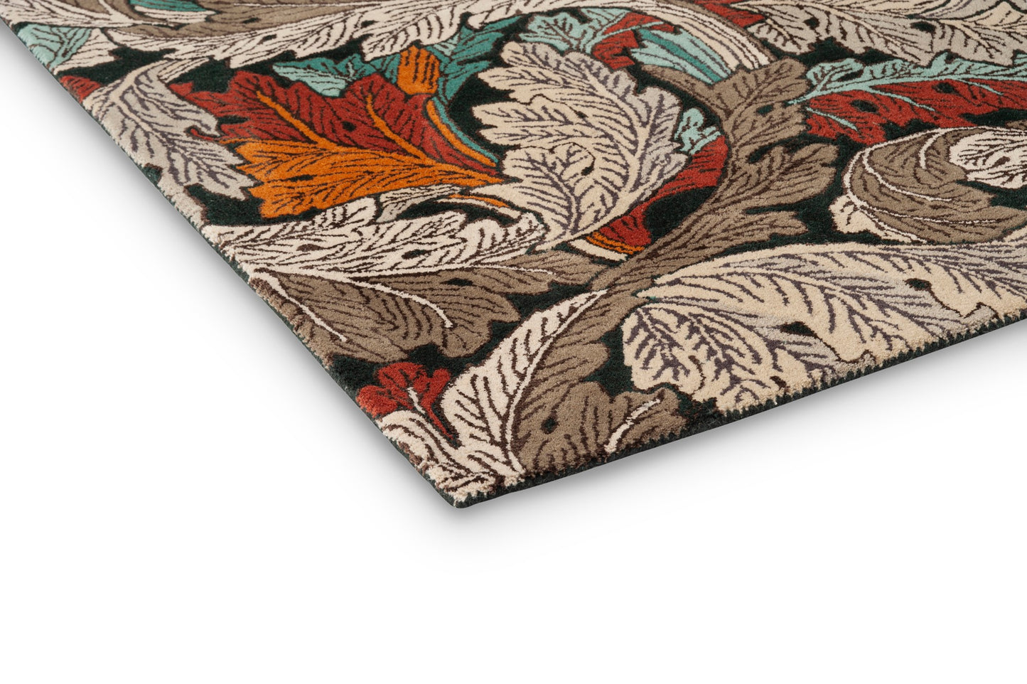 Laagpolig vloerkleed Morris & Co Acanthus Forest 126900