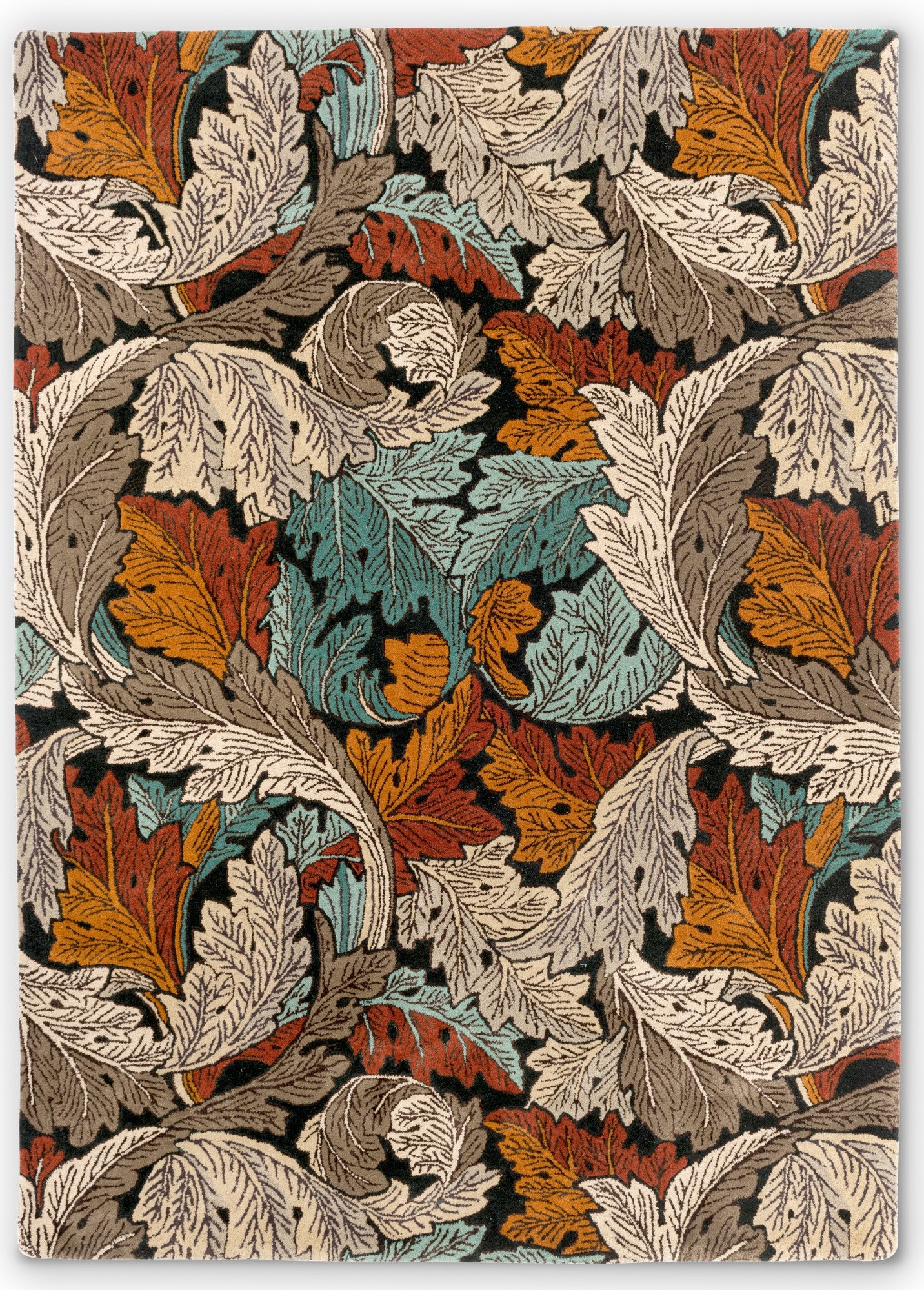 Laagpolig vloerkleed Morris & Co Acanthus Forest 126900