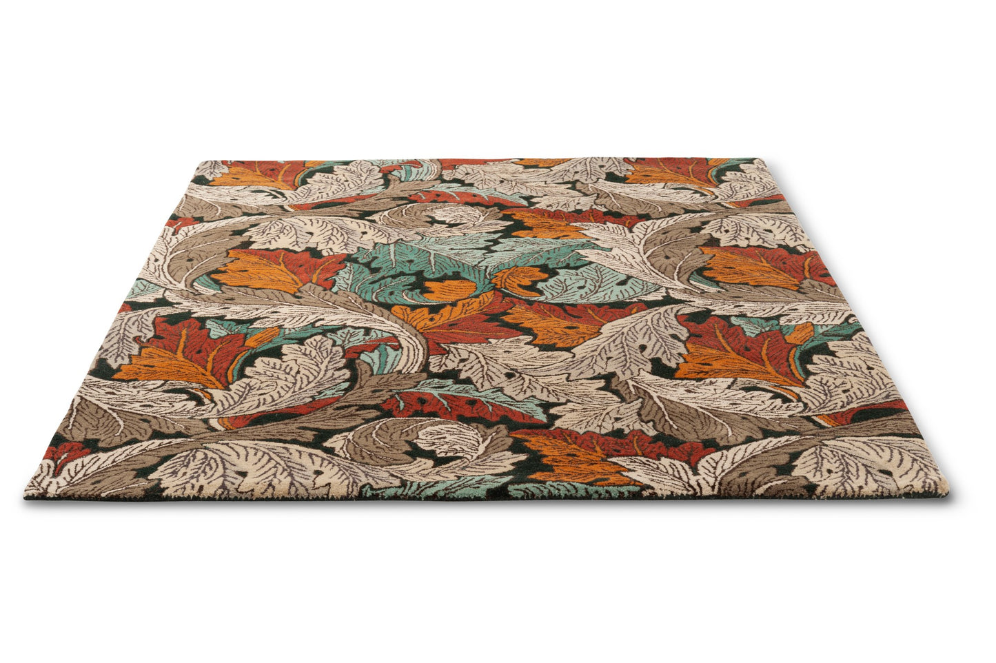 Laagpolig vloerkleed Morris & Co Acanthus Forest 126900