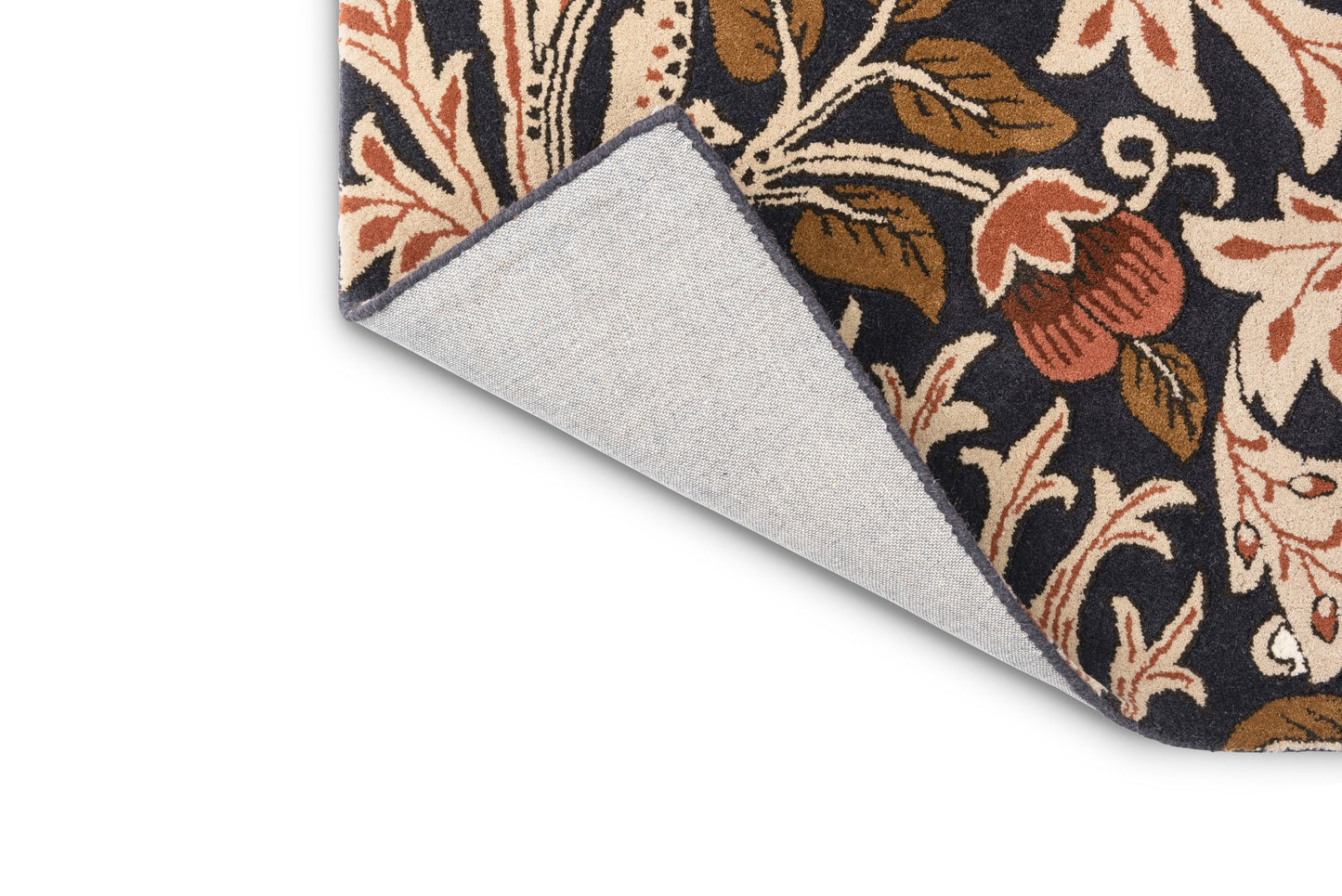 Laagpolig vloerkleed Morris & Co Artichoke Amber Charcoal 127103