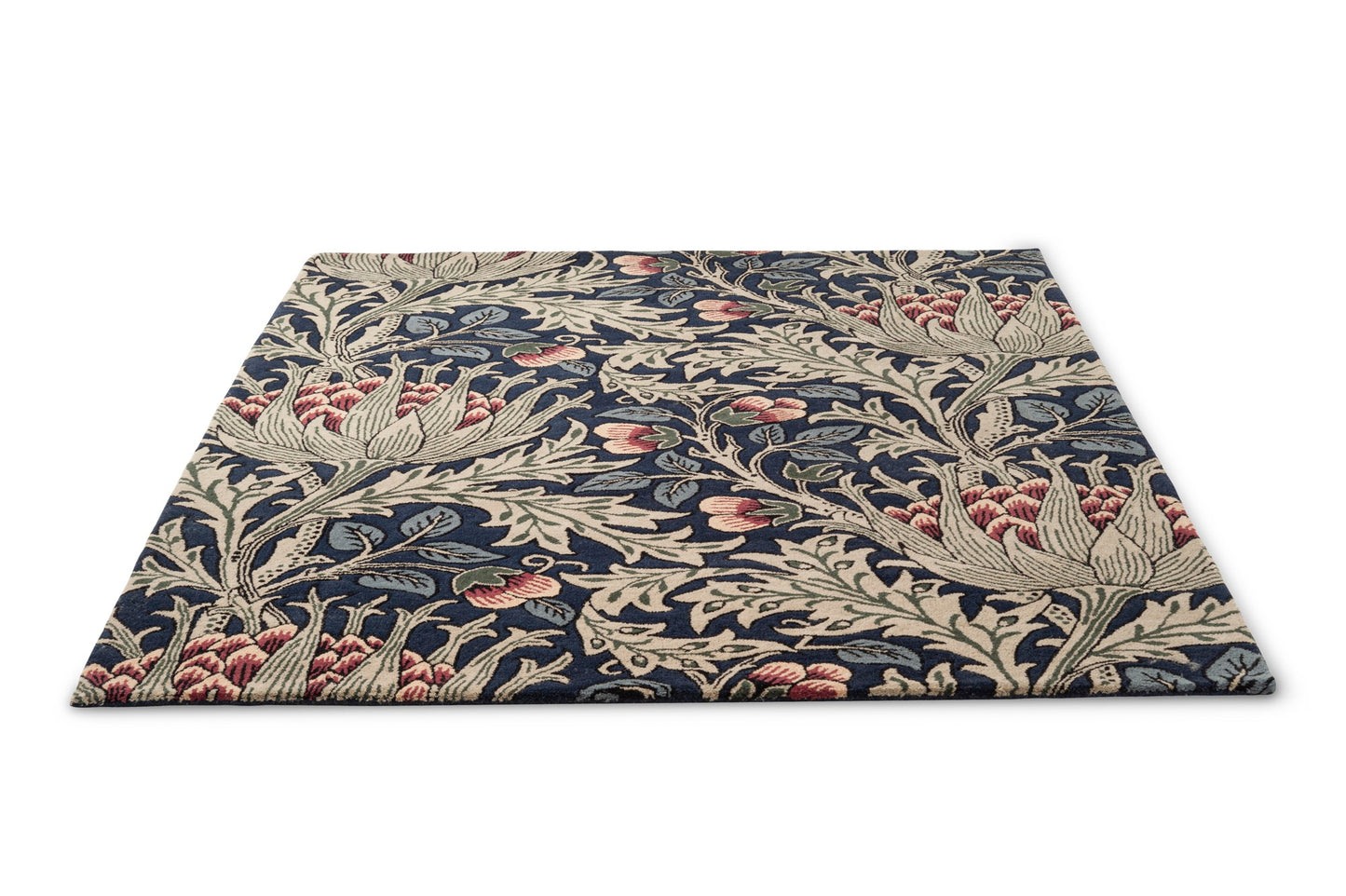 Laagpolig vloerkleed Morris & Co Artichoke Mineral 127108