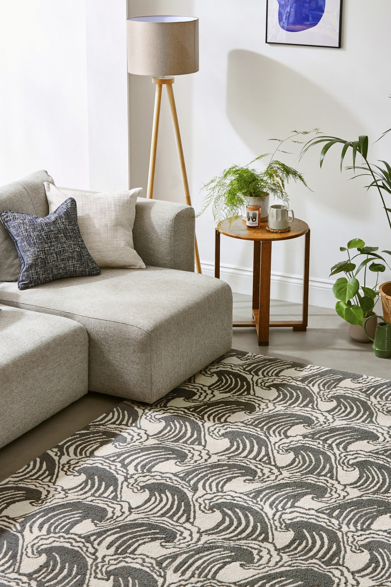 Vloerkleed Scion Ride the Wave Liquorice 125605