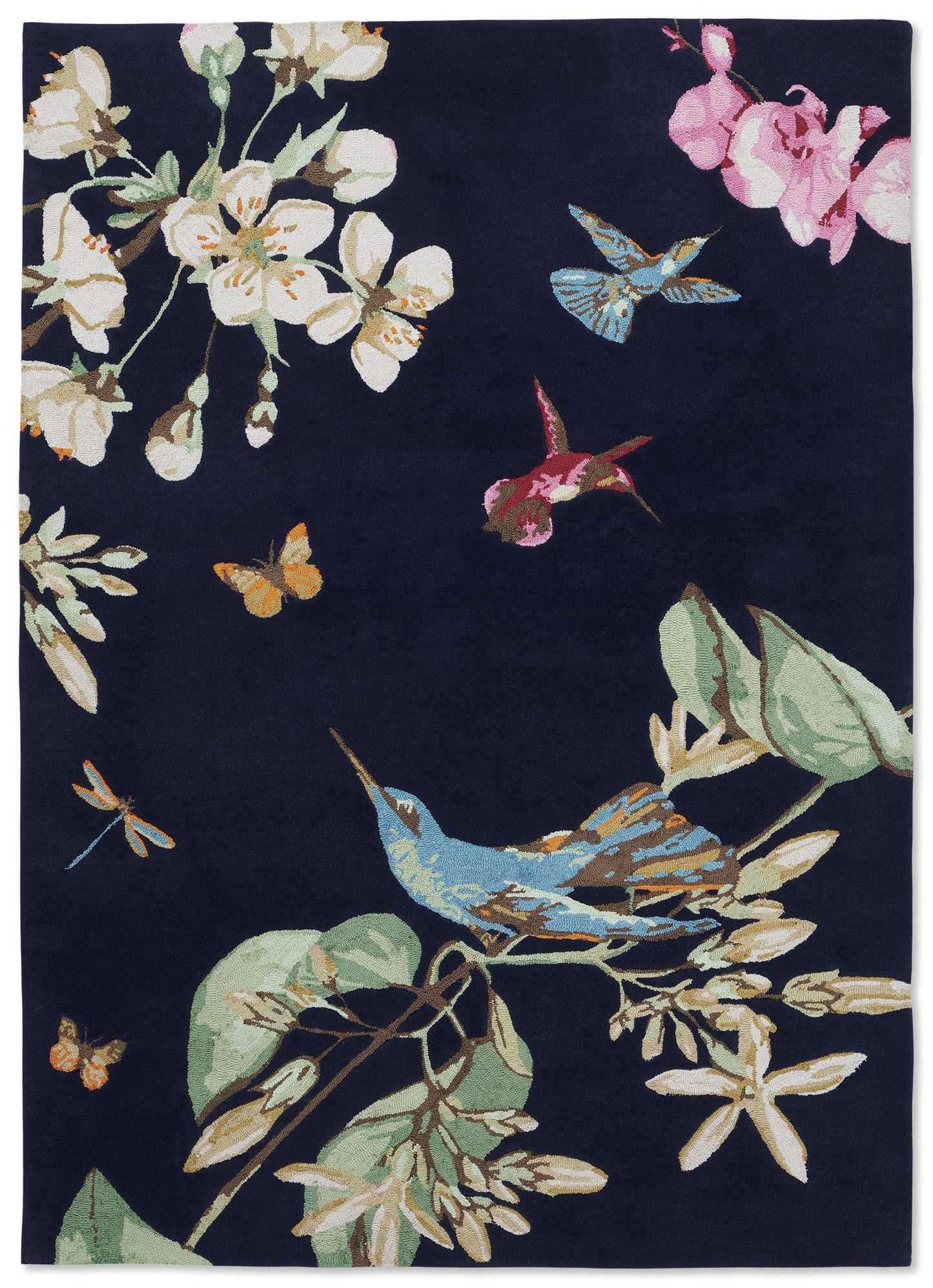 Vloerkleed Wedgewood Hummingbird Navy 037818