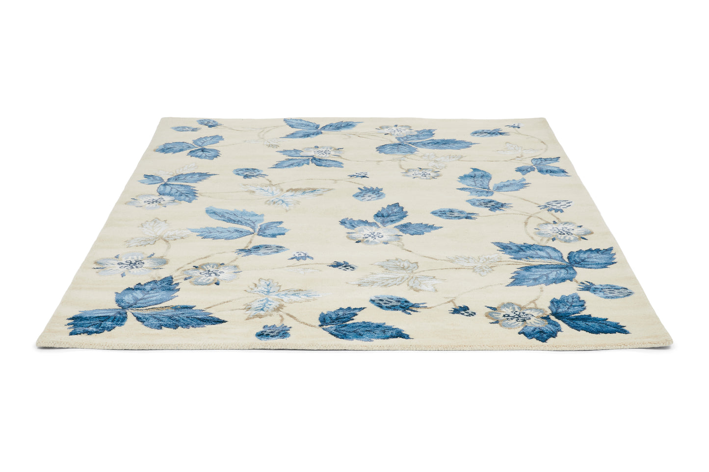 Laagpolig vloerkleed Wedgwood Wild Strawberry Cream 38108