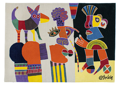 Wandkleed Tapestry MOMO Rugs Art | Clemens Briels | C’est l’optimisme qui nous portera
