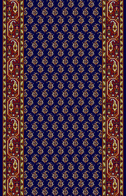 Traploper Louis de Poortere Mir Blauw