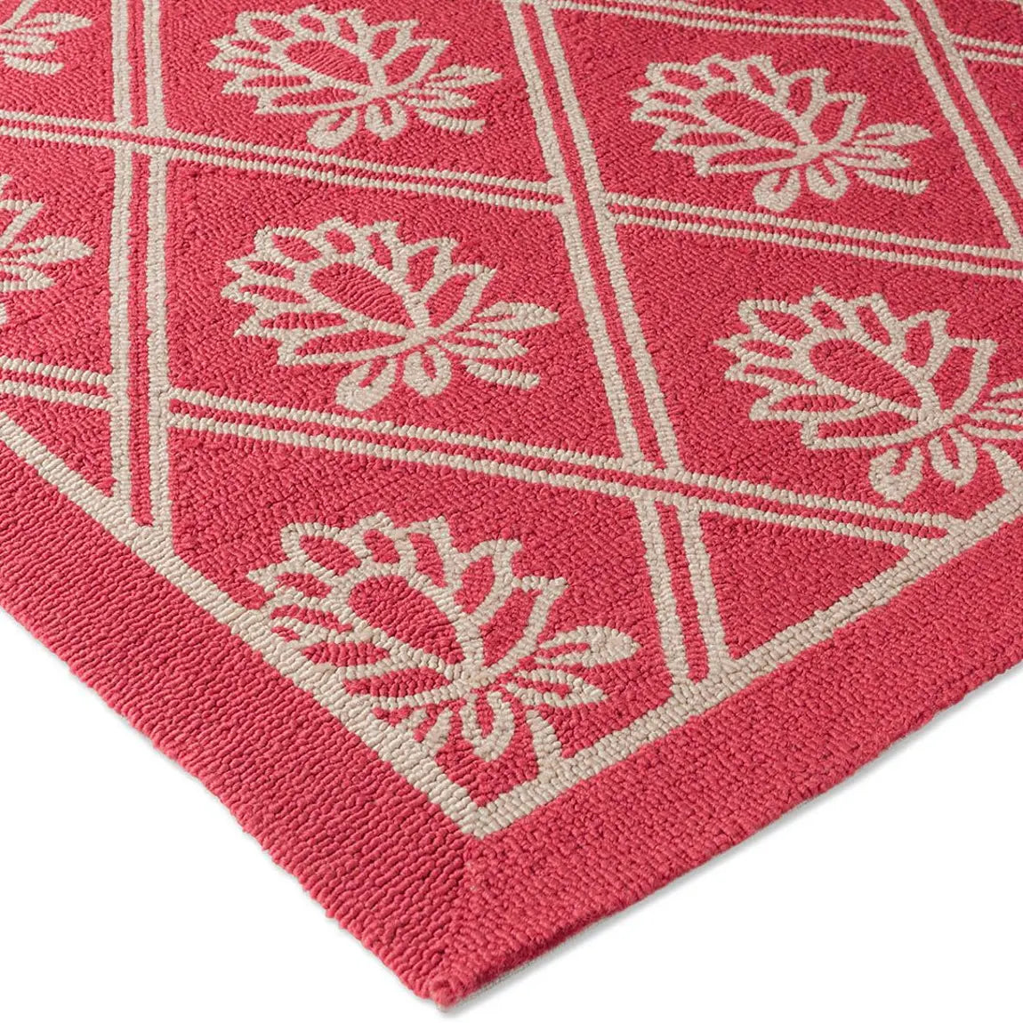 Vloerkleed Laura Ashley Porchester Poppy Red Outdoor