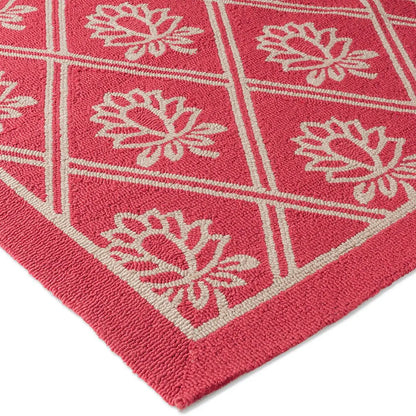 Vloerkleed Laura Ashley Porchester Poppy Red Outdoor