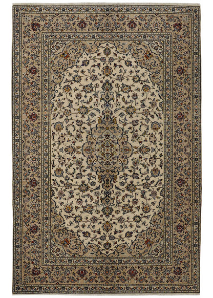 Handgeknoopt Oosters Tapijt | Unique Keshan Fine 11229 (voorraad)