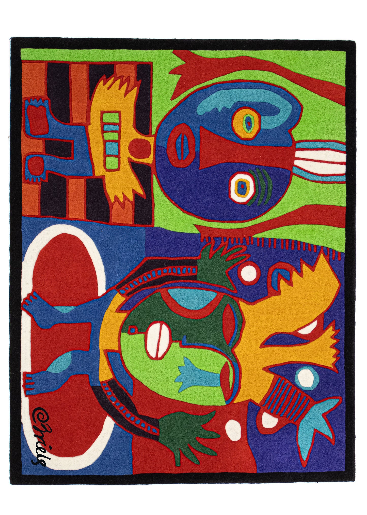 Vloerkleed MOMO Rugs Art | Clemens Briels | Dos Merengues