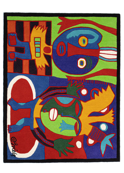 Vloerkleed MOMO Rugs Art | Clemens Briels | Dos Merengues