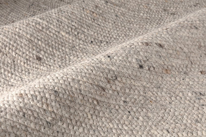 Vloerkleed MOMO Rugs Round Plait Wool Taupe