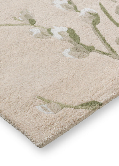 Luxueus en Sfeervol Vloerkleed van Laura Ashley | Pussy willow Hedgerow green