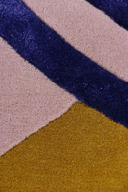 Vloerkleed Finarte Atrium Wool Rug Pink-Gold