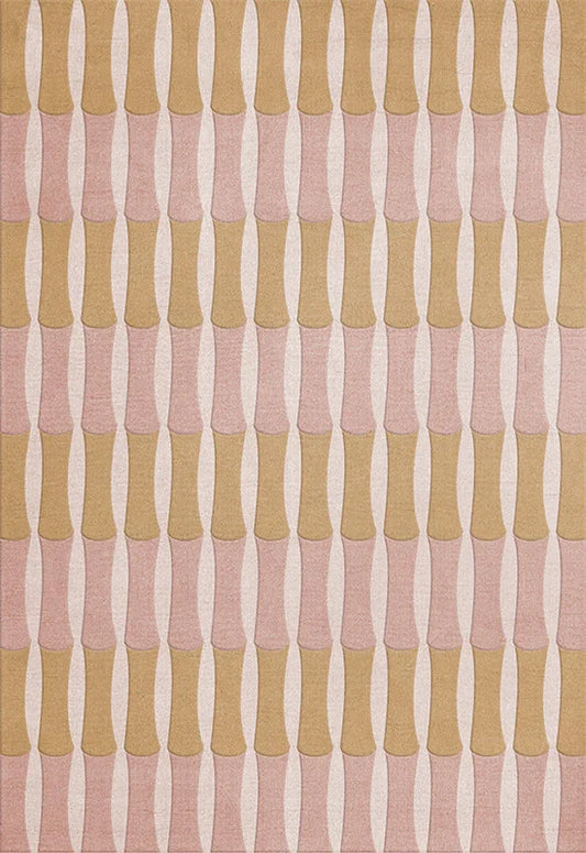Vloerkleed Layered Alice Crawley Bamboo Forest Wool Rug English Rose