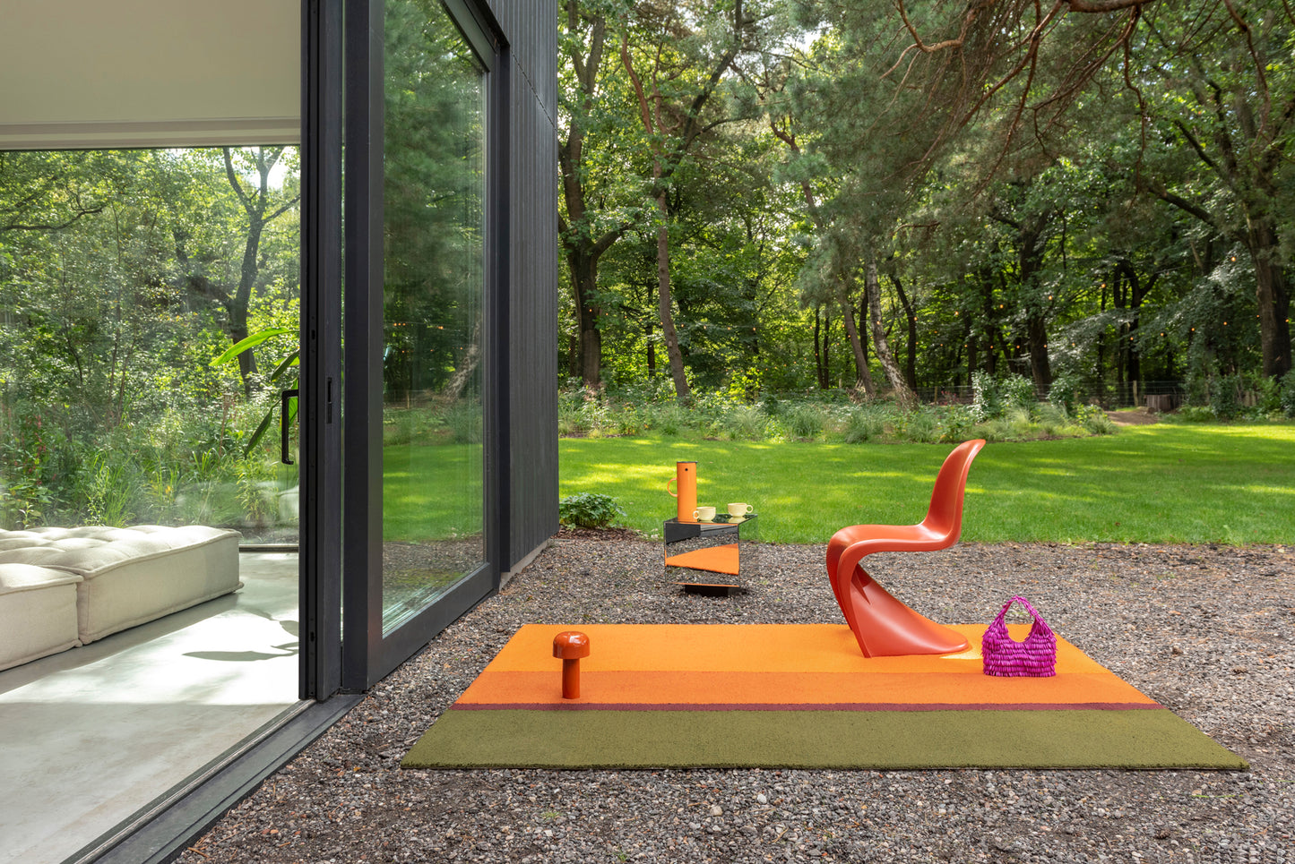 Vloerkleed Brink en Campman Festival Stripe Orange