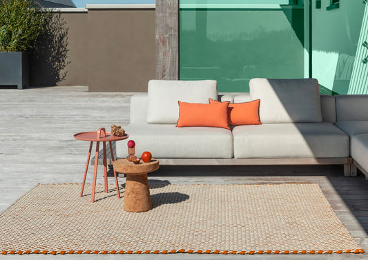 Vloerkleed Brink en Campman Lace Tri-colore White/San/Ma outdoor 496901