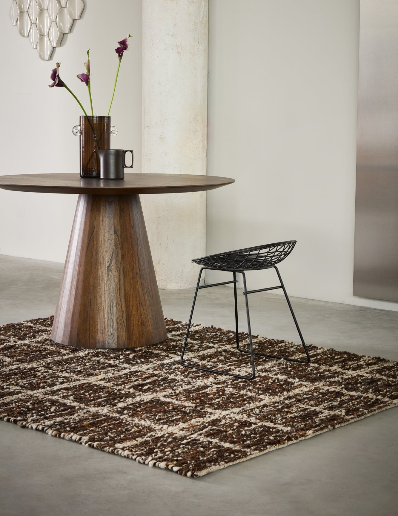 Vloerkleed Brink en Campman Craft Jack Bear Brown 149405 Front