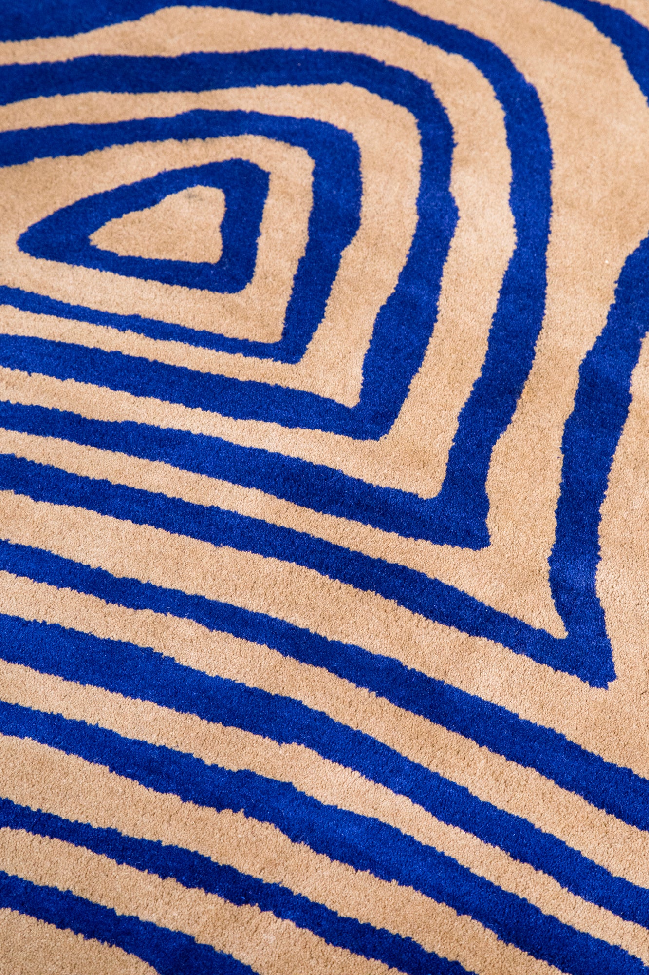 Vloerkleed Brink en Campman Decor Groove Electric Blue 097708