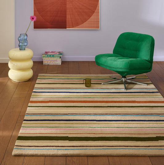 Vloerkleed Brink en Campman Decor Shift Multi Beige 089903