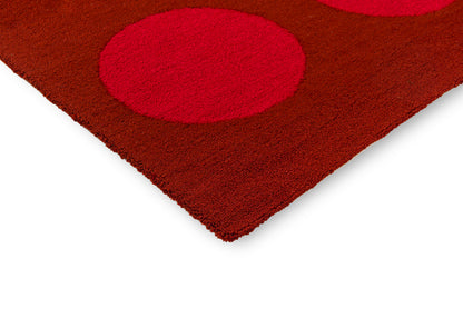 Vloerkleed Brink en Campman Festival Dots Red