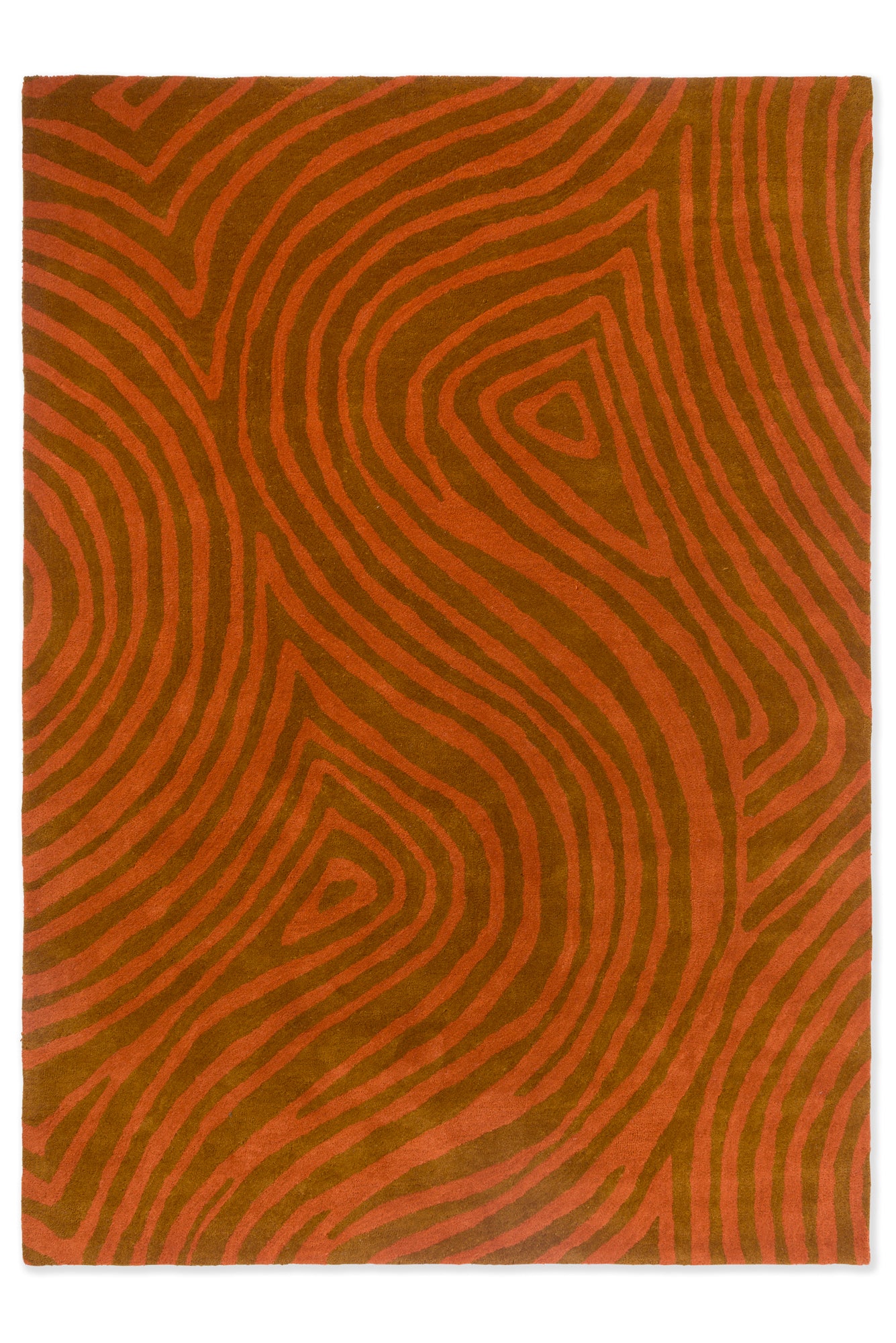 Vloerkleed Brink en Campman Decor Groove Burnt Orange 097703