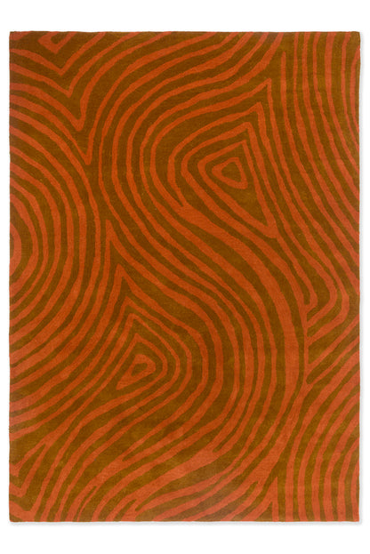 Vloerkleed Brink en Campman Decor Groove Burnt Orange 097703
