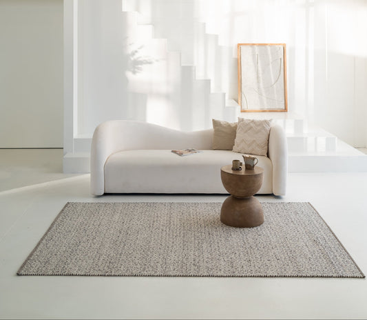 Vloerkleed MOMO Rugs | Fine Baregrain Black White