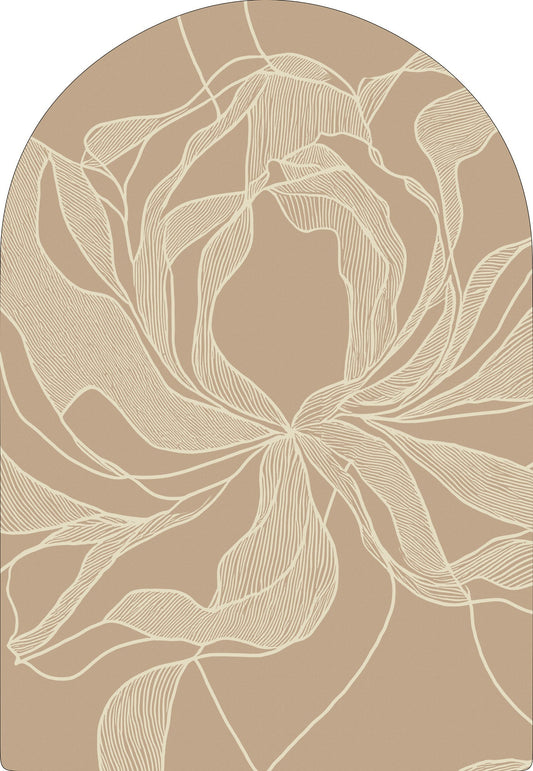 Vloerkleed MOMO rugs x NOŪRA studios - Bloom Nude rose Arch
