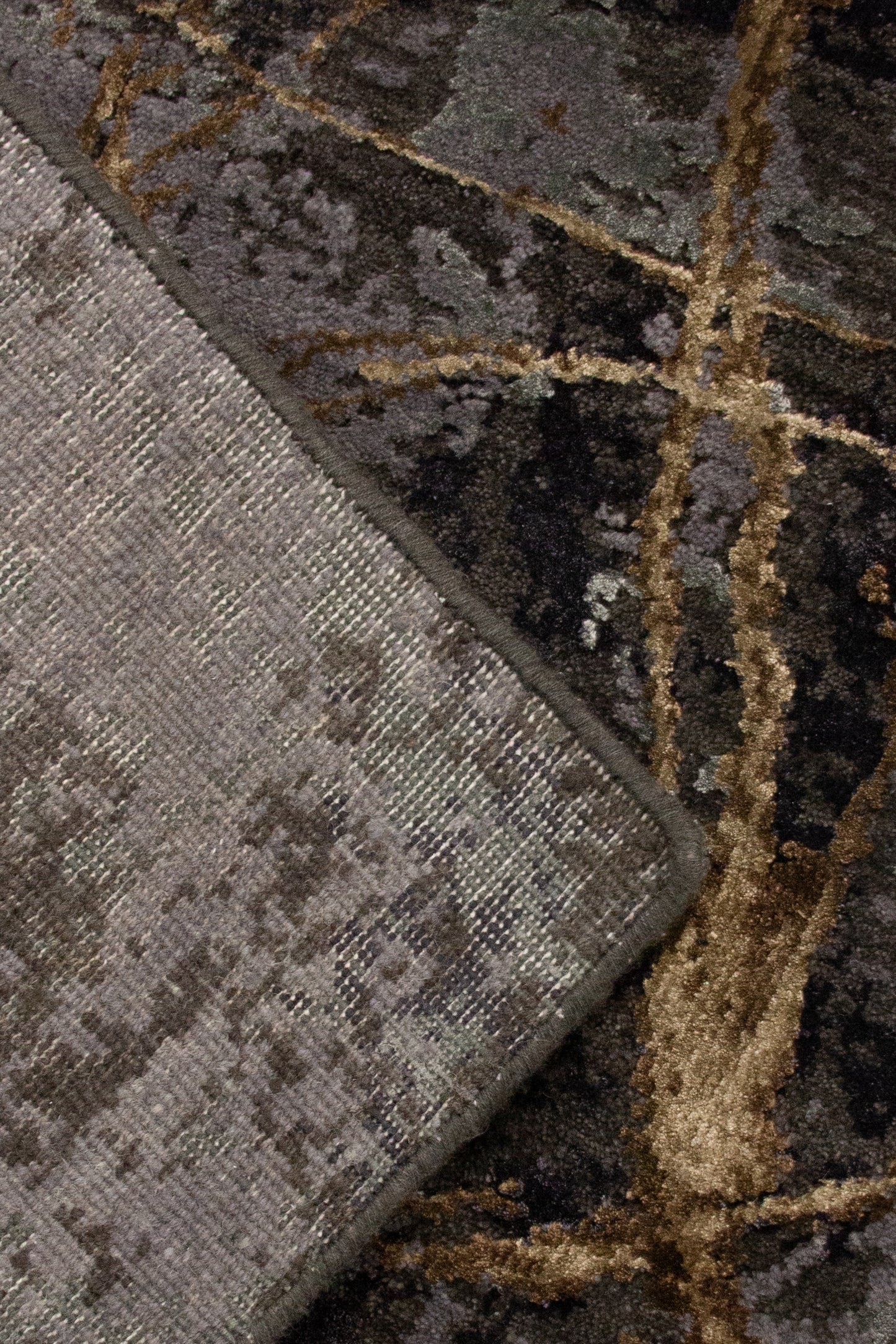 Vloerkleed MOMO Rugs Boulder Antraciet Tabacco