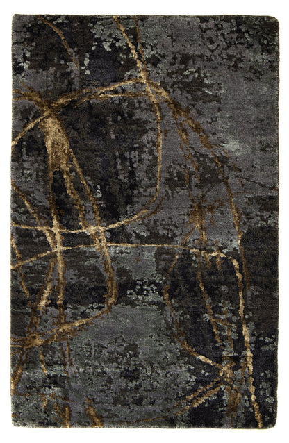 Vloerkleed MOMO Rugs Boulder Antraciet Tabacco