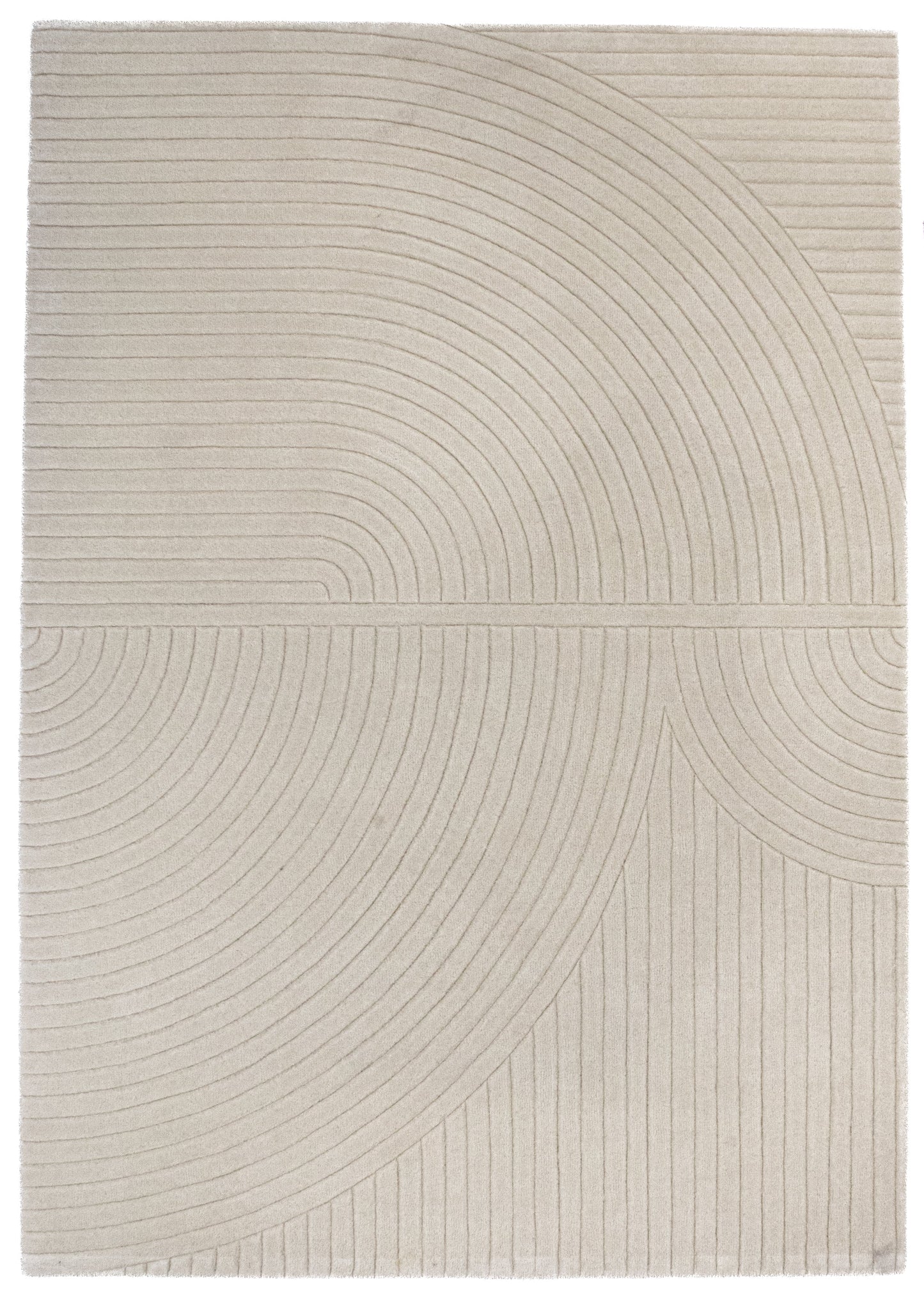 Wollen Vloerkleed van MOMO Rugs met modern reliëfpatroon | Luxe design