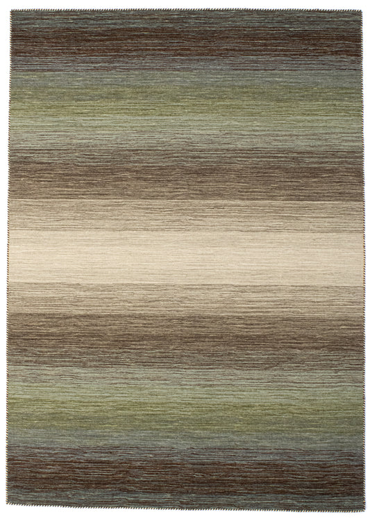 Vloerkleed MOMO Rugs Panorama Kelim Green Multi