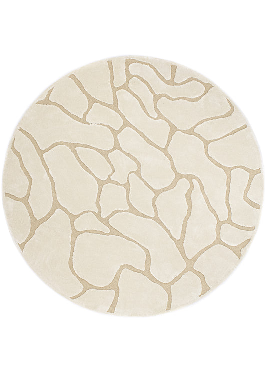 Vloerkleed MOMO Rugs | Cracks Natural Rond