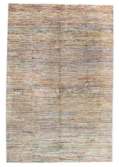 Unique Ziegler Stripe Vloerkleed 18553 | Handgeknoopt uit Afghanistan (voorraad)