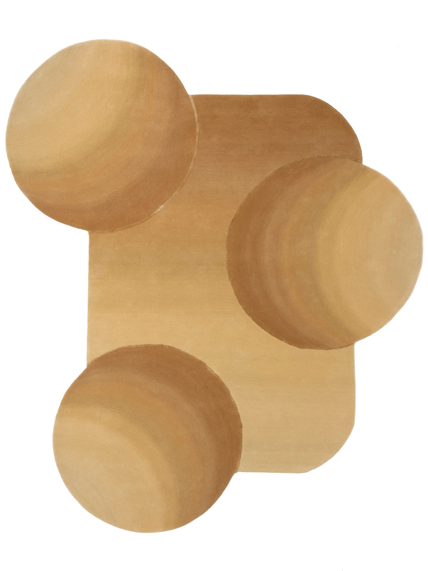 Vloerkleed MOMO Rugs Designer Elvire Circle In The Sand Amber