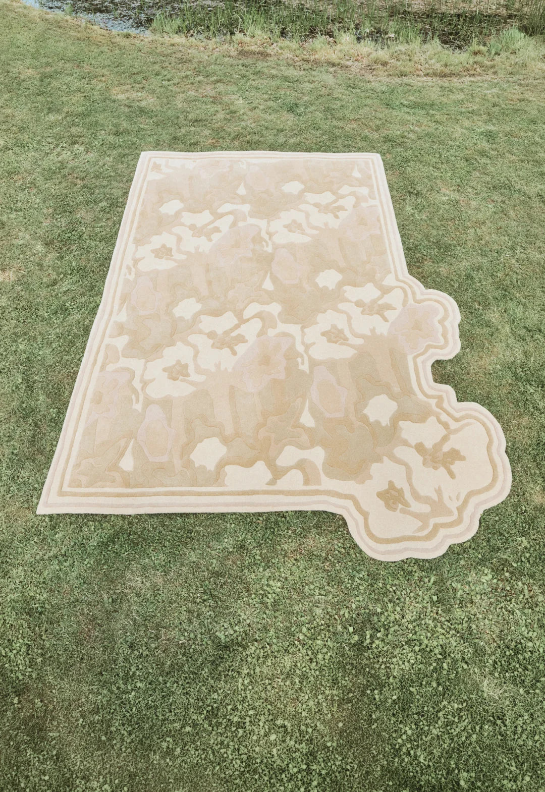 Buitenkleed Layered Collina Strada Garden Wool Rug Haze