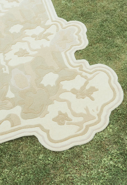 Buitenkleed Layered Collina Strada Garden Wool Rug Haze