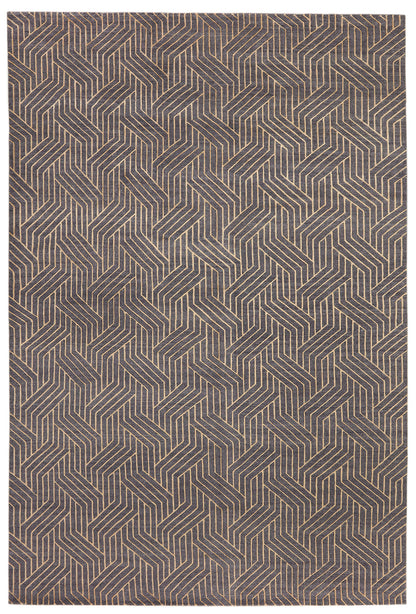 Vloerkleed MOMO Rugs Companion Charcoal Gold