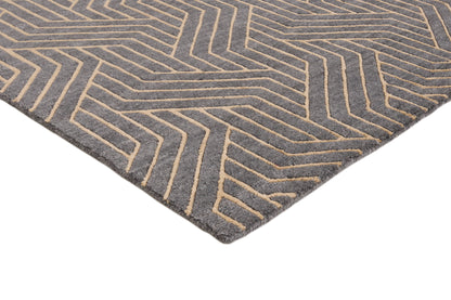 Vloerkleed MOMO Rugs Companion Charcoal Gold