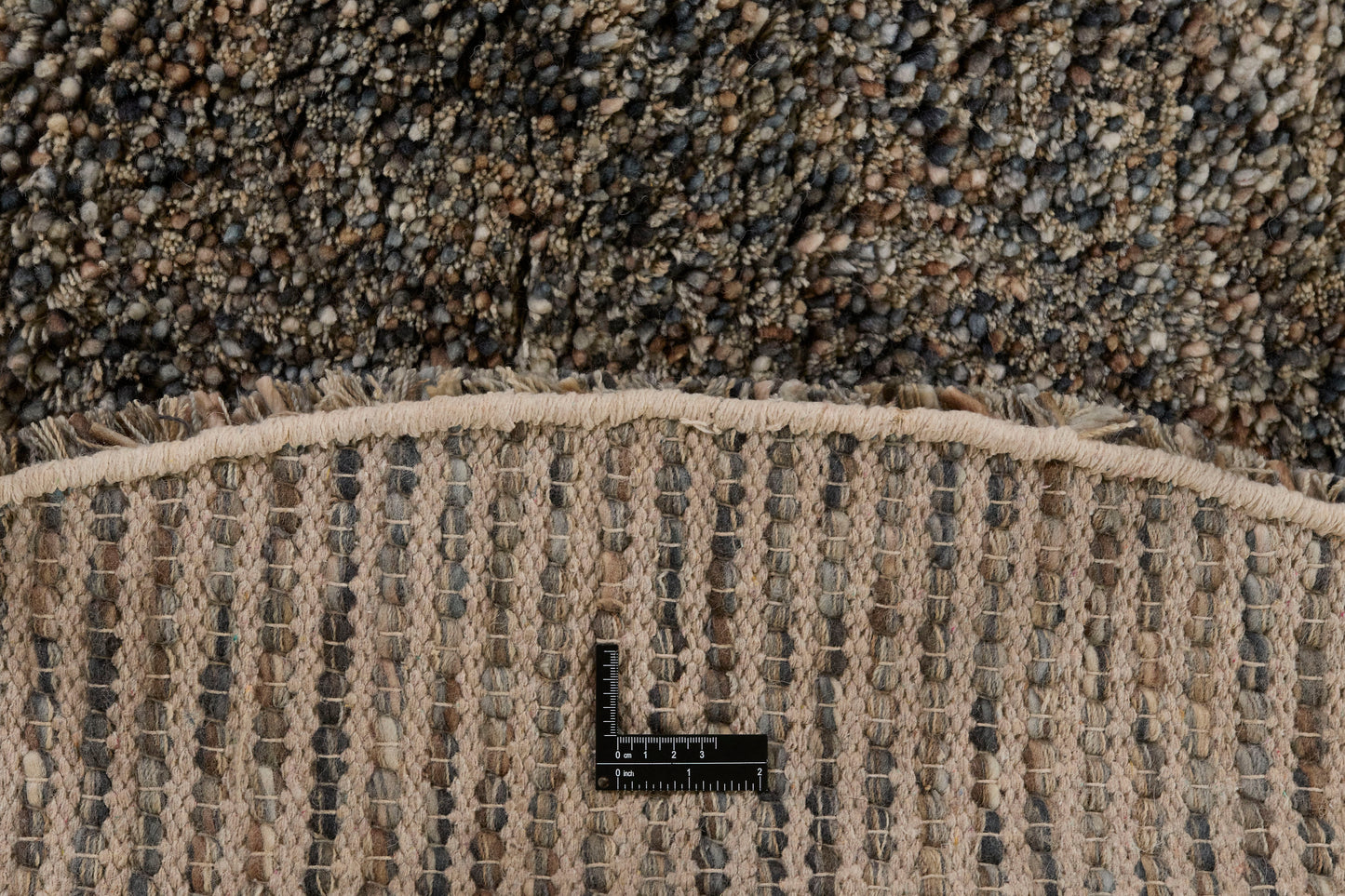 Vloerkleed MOMO Rugs Coral Brown Round